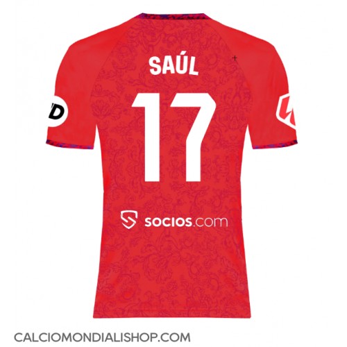 Maglie da calcio Sevilla Saul Niguez #17 Seconda Maglia 2024-25 Manica Corta